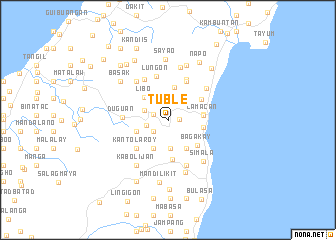 map of Tuble