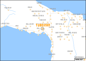 map of Tuboran