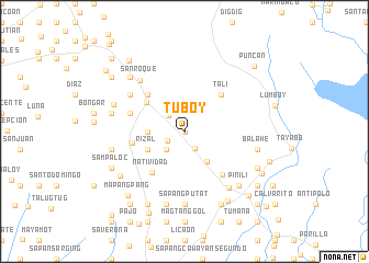 map of Tuboy