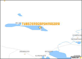 map of Tubozero-Garshina Gora