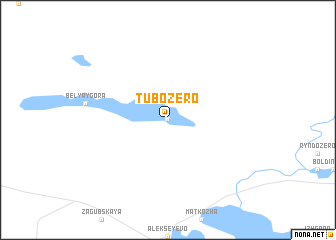 map of Tubozero