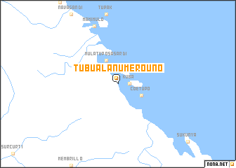 map of Tubualá Número Uno