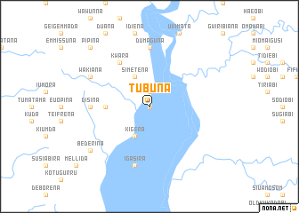 map of Tubuna