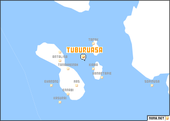 map of Tuburuasa
