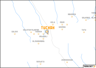map of Tūchāh