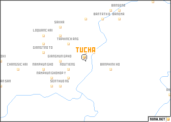 map of Tù Cha