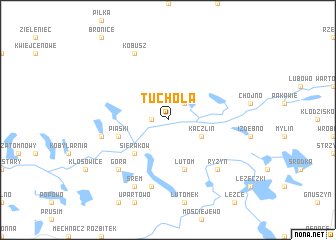 map of Tuchola