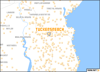 map of Tuckers Reach