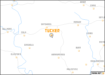 map of Tucker