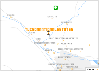 map of Tucson National Estates