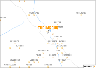 map of Tucujagua