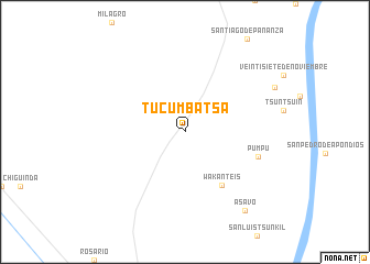 map of Tucumbatsa