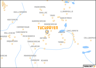 map of Tucupayen