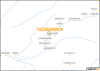 map of Tucushuanca