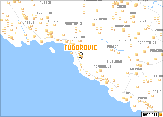 map of Tudorovići