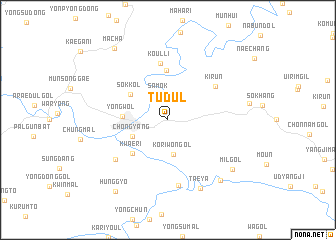 map of Tudul