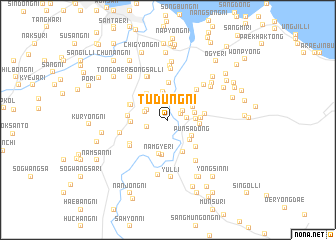 map of Tudŭng-ni