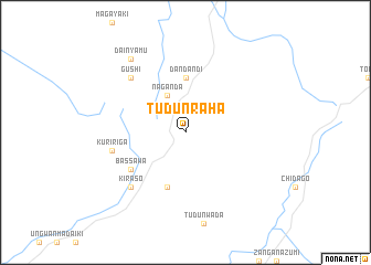 map of Tudun Raha