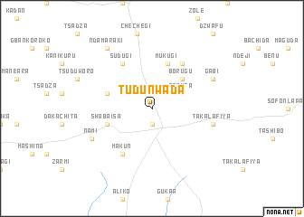 map of Tudun Wada