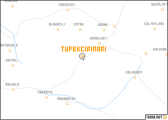 map of Tüfekçipınarı