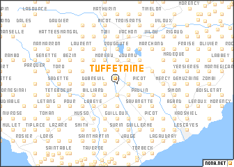 map of Tuffet Ainé