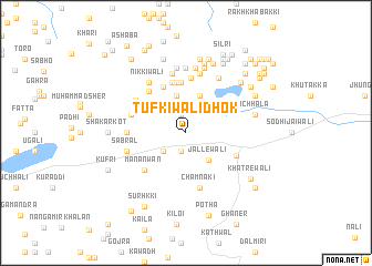 map of Tufkīwāli Dhok