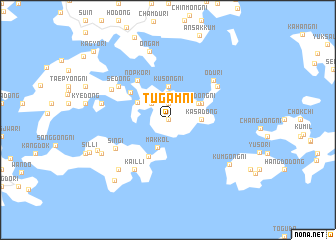 map of Tŭgam-ni