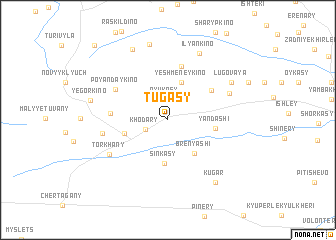 map of Tugasy