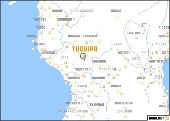 map of Tuguipa