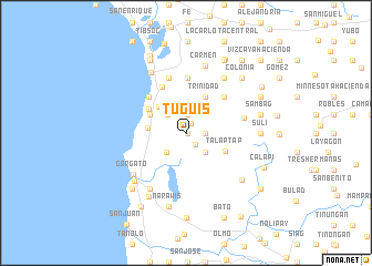 map of Tuguis