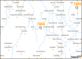 map of Tugu