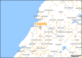 map of Tui-dong