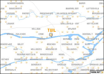 map of Tuil