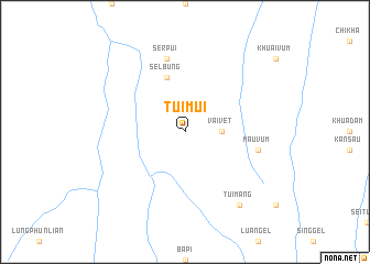map of Tuimui