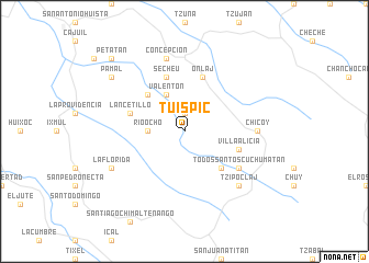 map of Tuispic