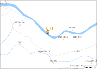 map of Tuiti