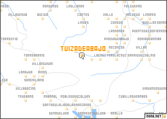 map of Tuiza de Abajo