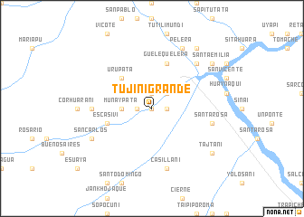 map of Tujini Grande