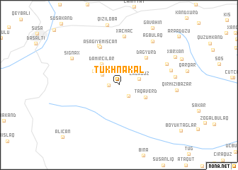 map of Tukhnakal