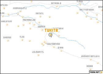 map of Tukita