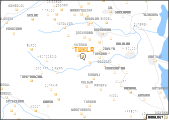 map of Tüklǝ
