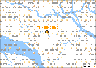 map of Tuknikānda