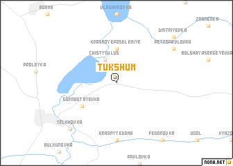 map of Tukshum