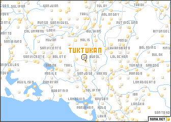 map of Tuktukan