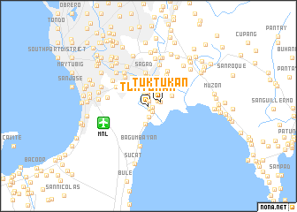 map of Tuktukan