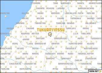 map of T\