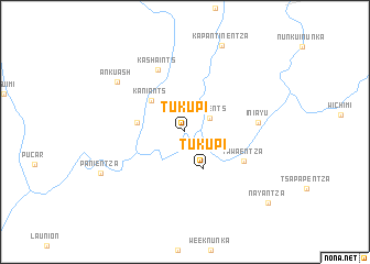 map of Tukupi