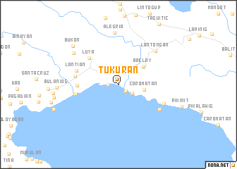 map of Tukuran