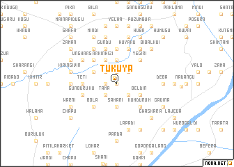 map of Tukuya