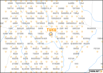 map of Tuku